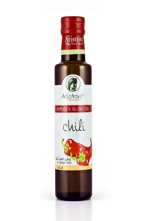 Инфузирано маслиново масло Ariston с Чили